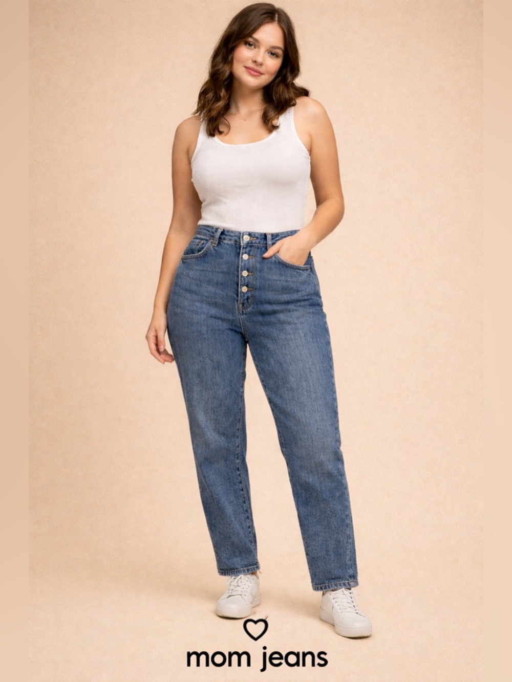H&M Women's Classic Blue Cropped Jeans